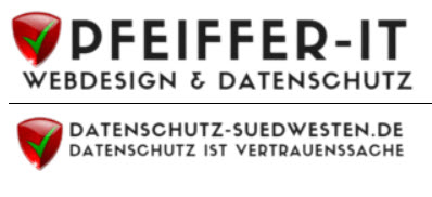 Pfeiffer-IT Webdesign & Datenschutz / Datenschutz-Suedwesten